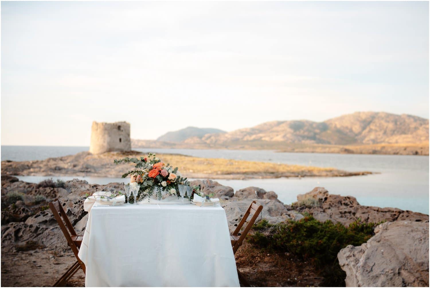 Sardinia beach wedding