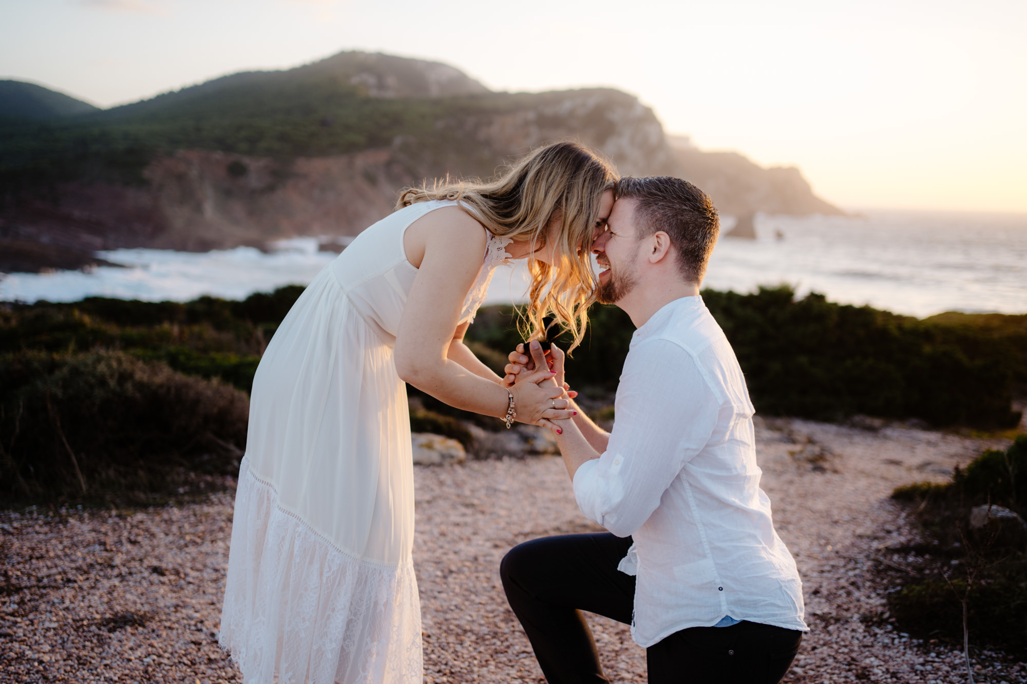 wedding proposal in sardinia